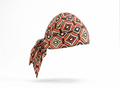 Terracotta Silk-Feel Scarf