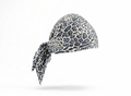 Bluescale Leopard Print Silk-Feel Scarf