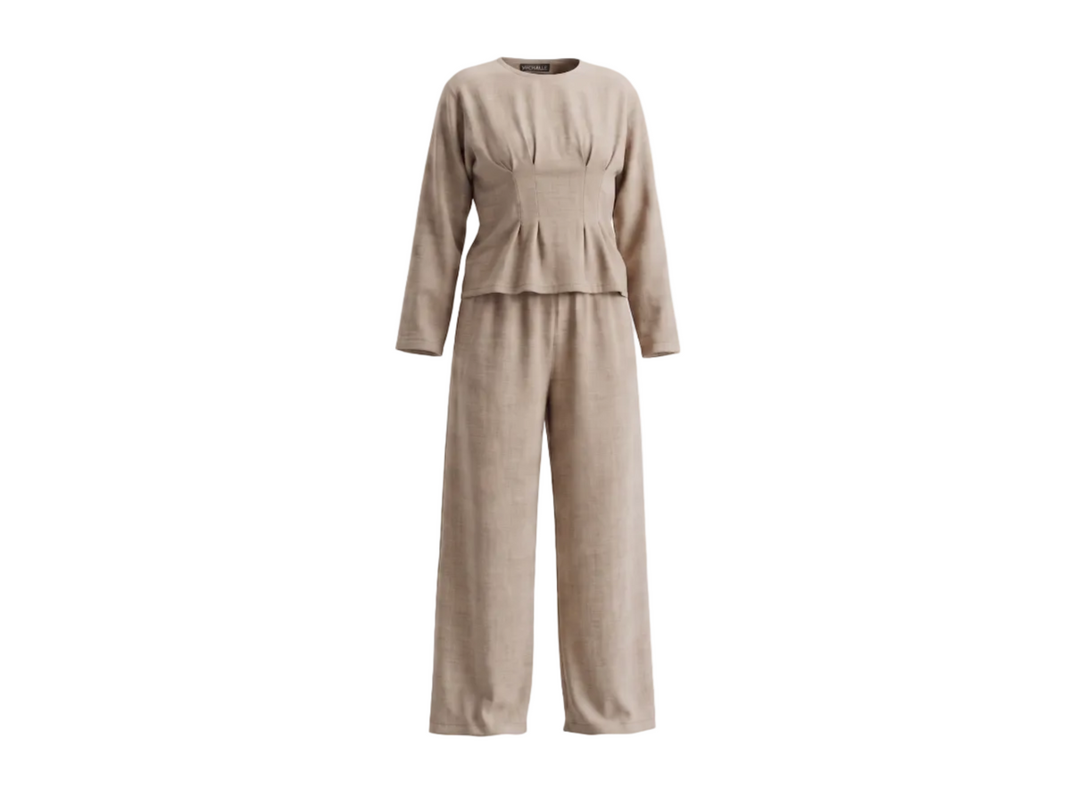 The Beige Linen Set