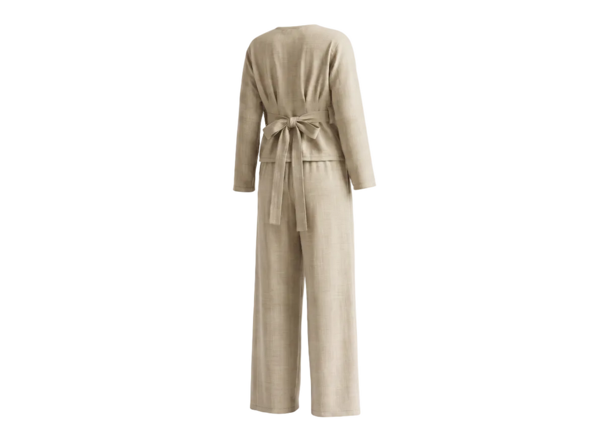 The Beige Linen Set