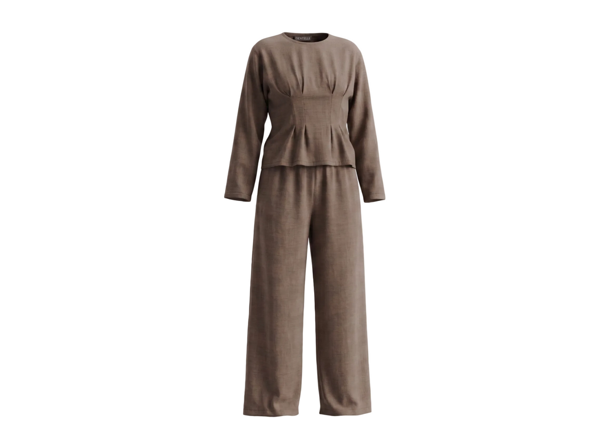 The Mocha Linen Set
