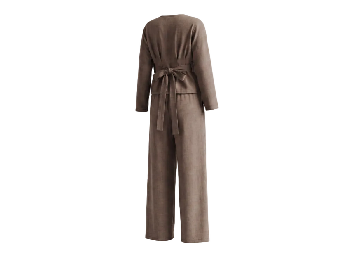 The Mocha Linen Set