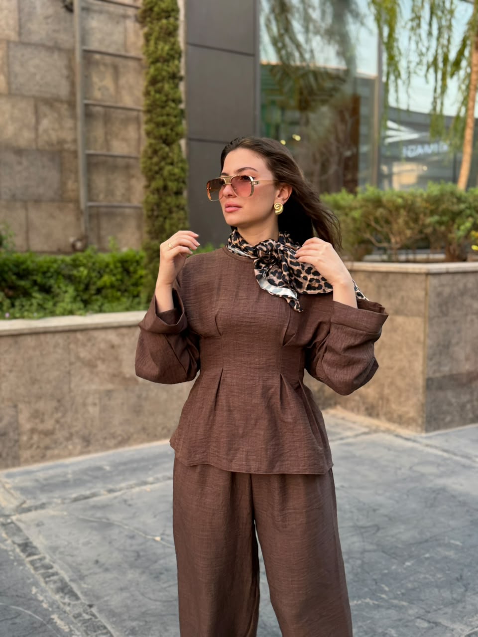 The Mocha Linen Set